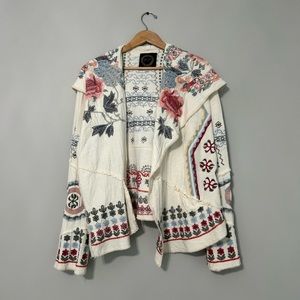 Johnny Was hooded sweater Biya